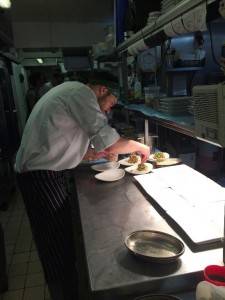 Chef’s plating dinner on the hot line at Ottolenghi in Isslington - Neuman's Kitchen