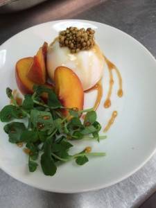 Peach and Burrata - Neuman's Kitchen